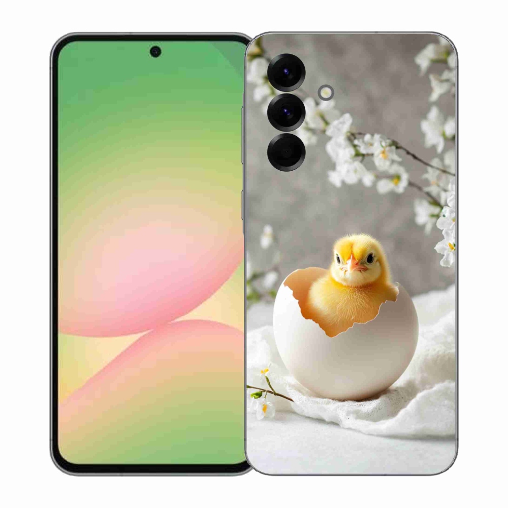 Gelový kryt mmCase na Samsung Galaxy A57 5G - kuřátko