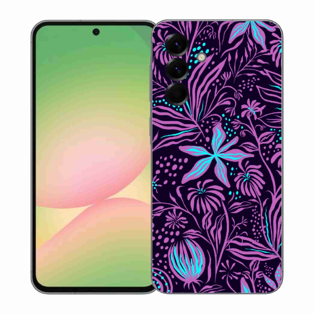 Gelový kryt mmCase na Samsung Galaxy A57 5G - květiny 2