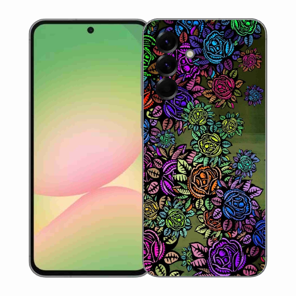 Gelový kryt mmCase na Samsung Galaxy A57 5G - květiny 6