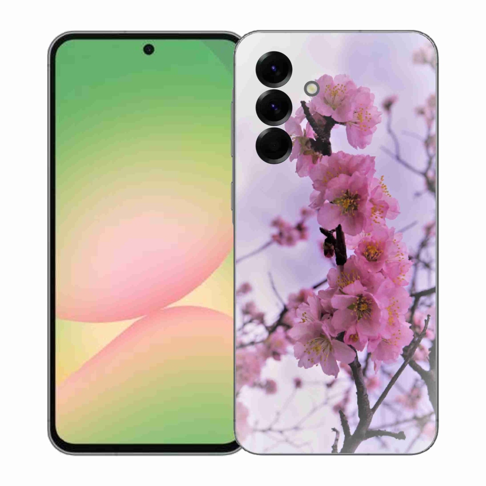 Gelový kryt mmCase na Samsung Galaxy A57 5G - květiny 7