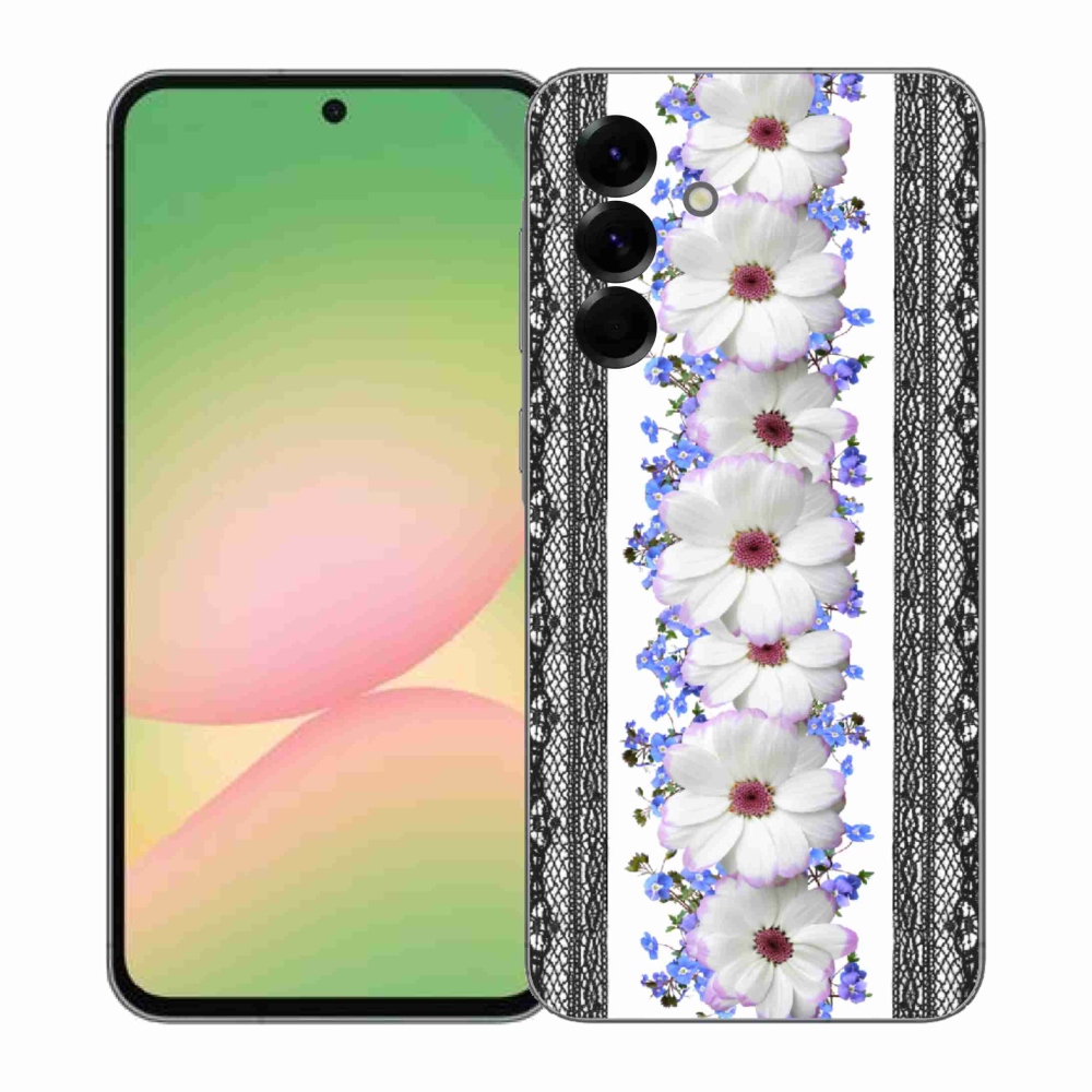 Gelový kryt mmCase na Samsung Galaxy A57 5G - květiny 8