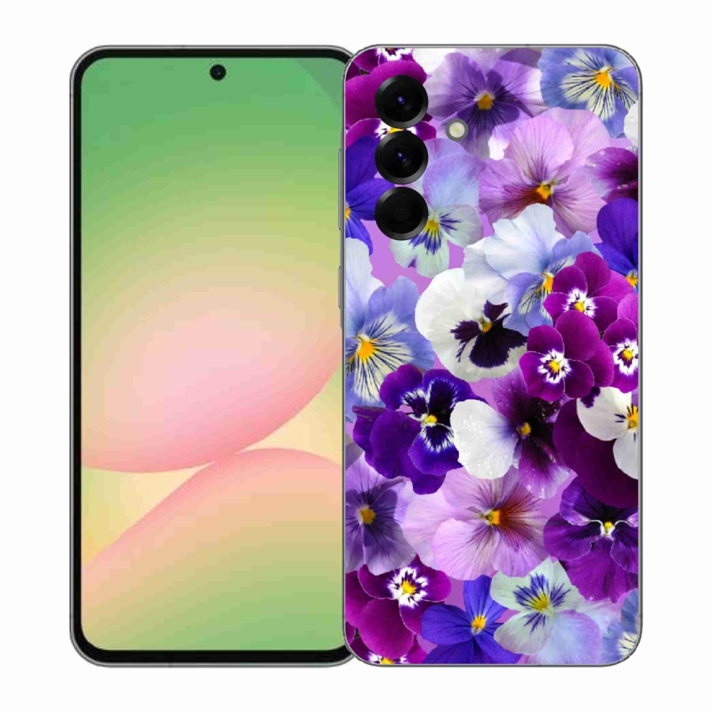 Gelový kryt mmCase na Samsung Galaxy A57 5G - květiny 9