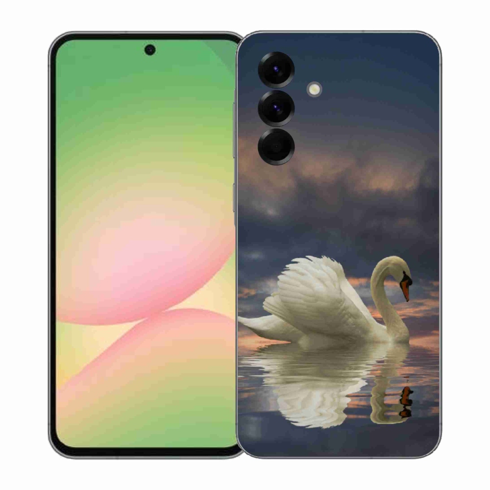 Gelový kryt mmCase na Samsung Galaxy A57 5G - labuť