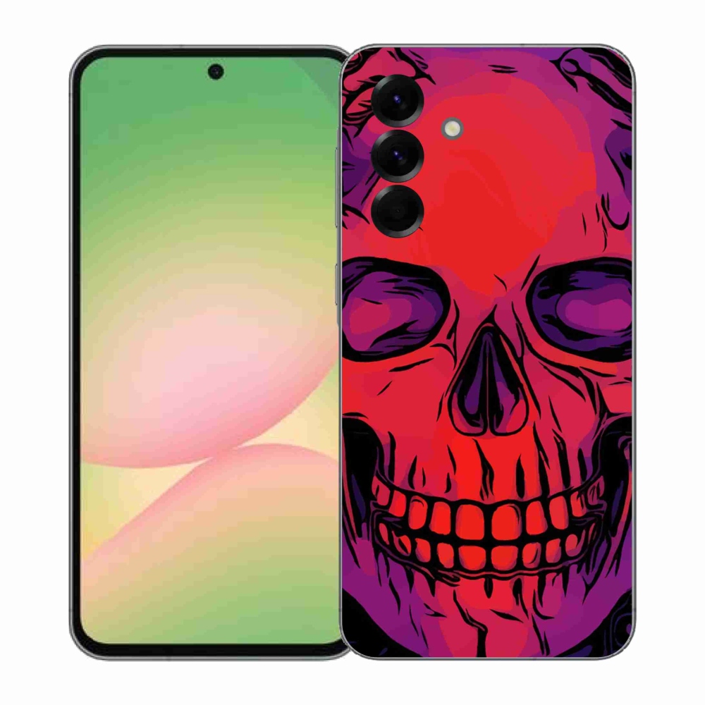 Gelový kryt mmCase na Samsung Galaxy A57 5G - lebka