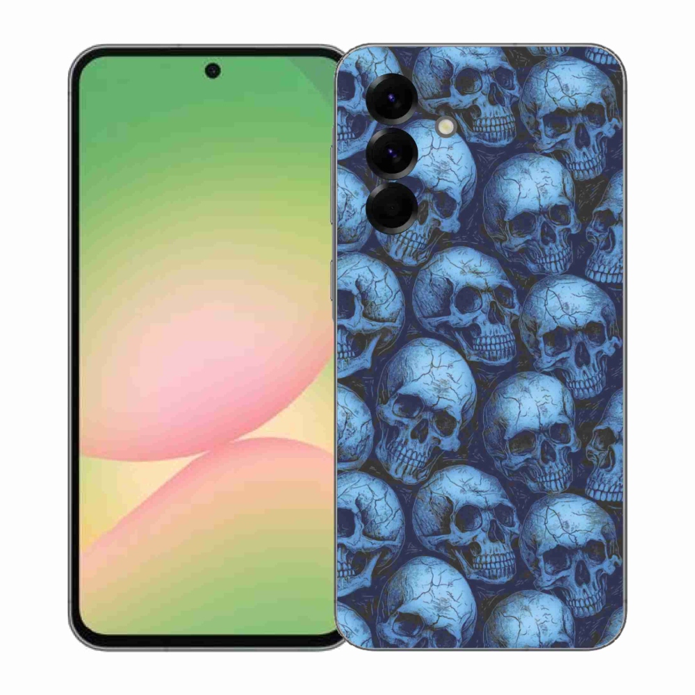 Gelový kryt mmCase na Samsung Galaxy A57 5G - lebky