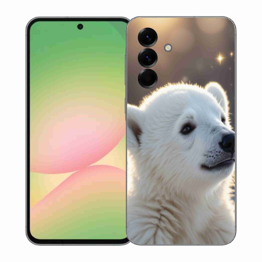 Gelový kryt mmCase na Samsung Galaxy A57 5G - lední medvěd