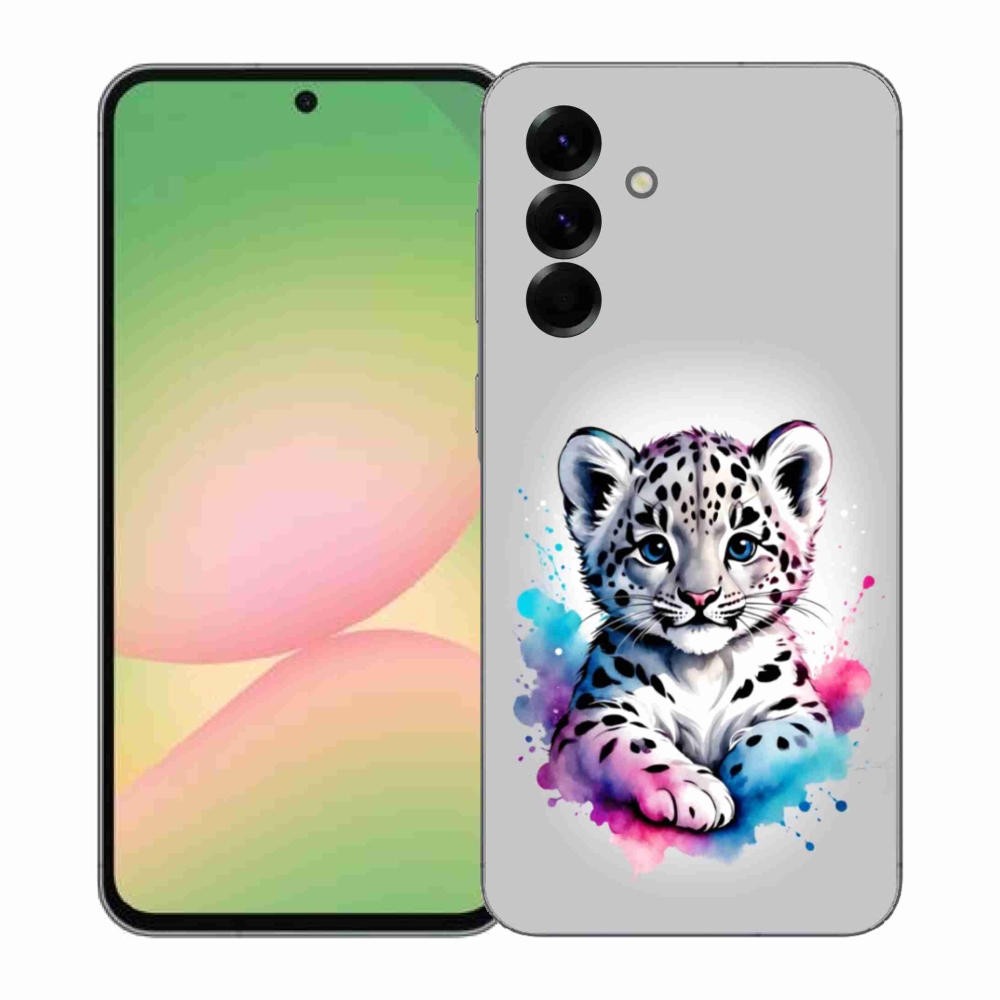 Gelový kryt mmCase na Samsung Galaxy A57 5G - levhartí mládě