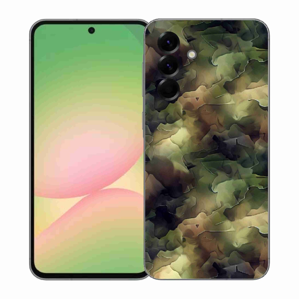 Gelový kryt mmCase na Samsung Galaxy A57 5G - maskáčový vzor 10