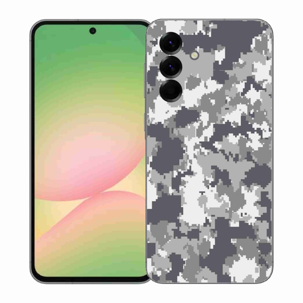 Gelový kryt mmCase na Samsung Galaxy A57 5G - maskáčový vzor 2