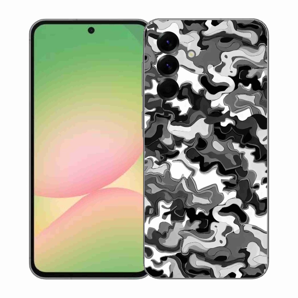 Gelový kryt mmCase na Samsung Galaxy A57 5G - maskáčový vzor 3