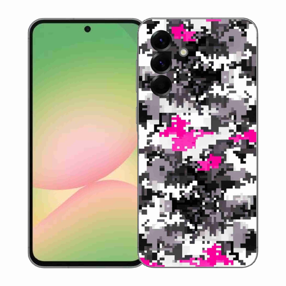 Gelový kryt mmCase na Samsung Galaxy A57 5G - maskáčový vzor 4