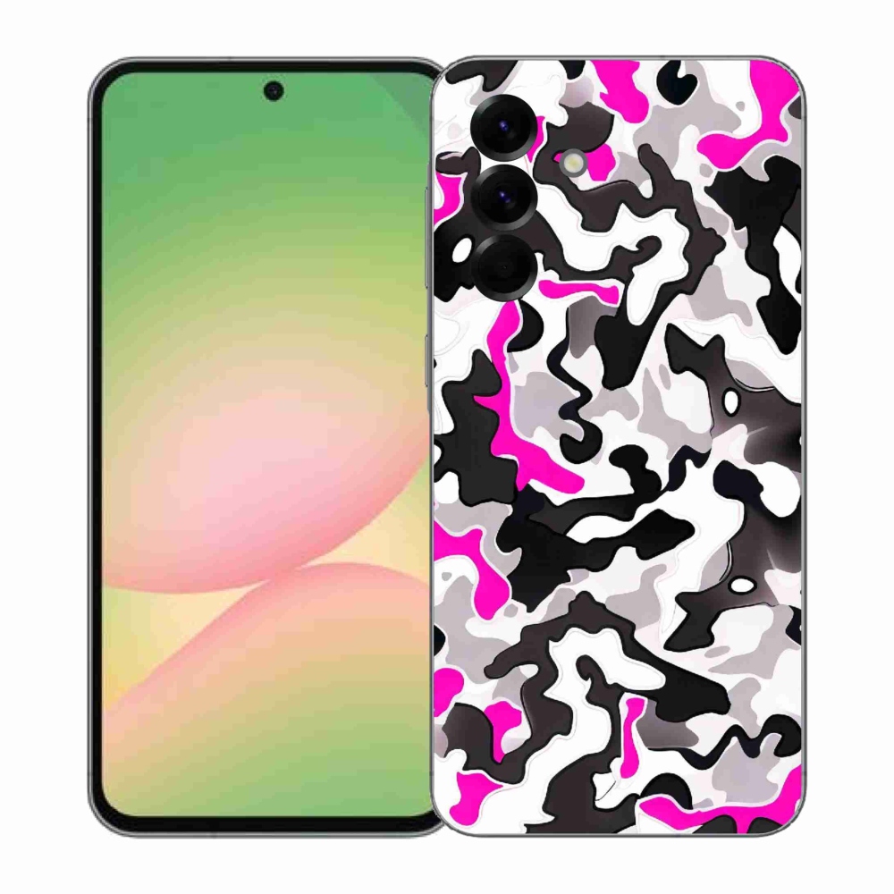 Gelový kryt mmCase na Samsung Galaxy A57 5G - maskáčový vzor 5