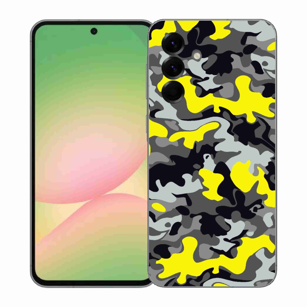 Gelový kryt mmCase na Samsung Galaxy A57 5G - maskáčový vzor 6