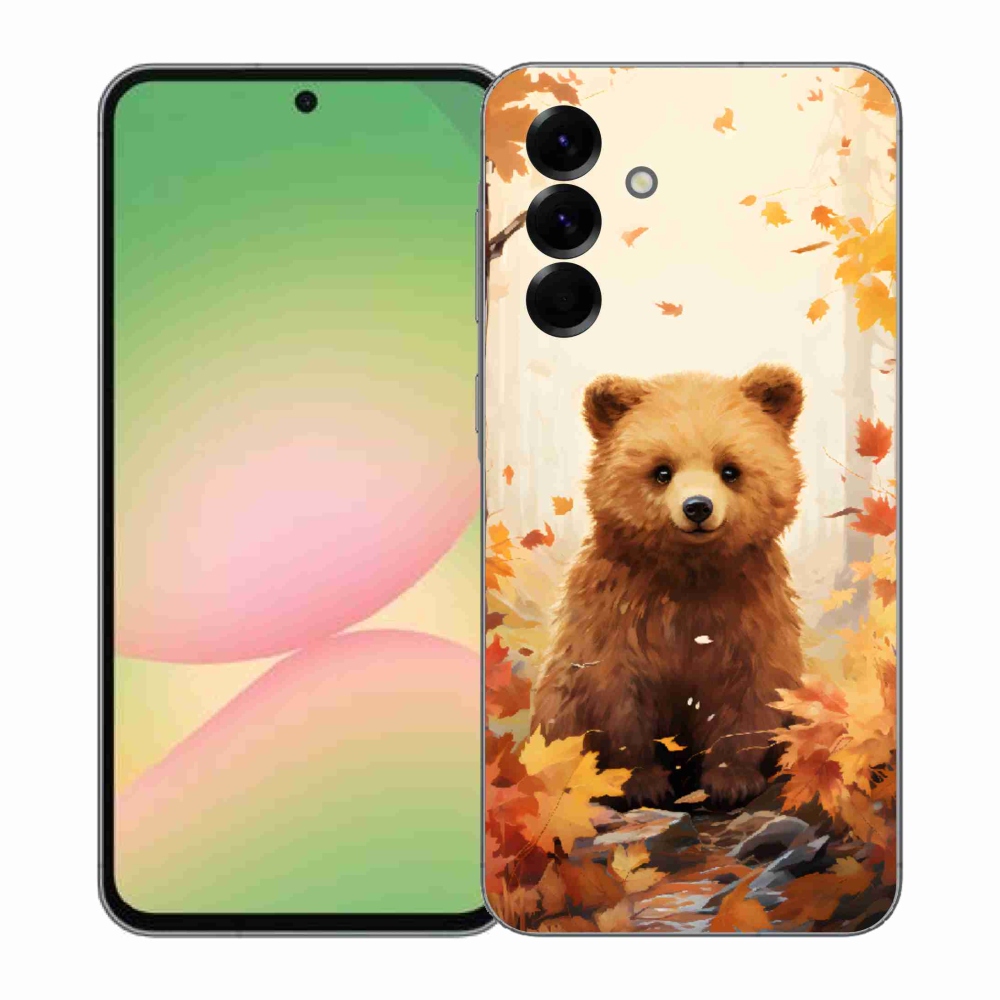Gelový kryt mmCase na Samsung Galaxy A57 5G - medvěd v lese