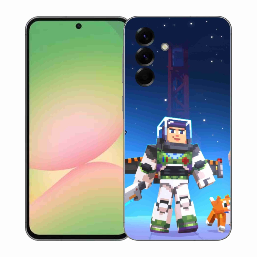 Gelový kryt mmCase na Samsung Galaxy A57 5G - minecraft 2
