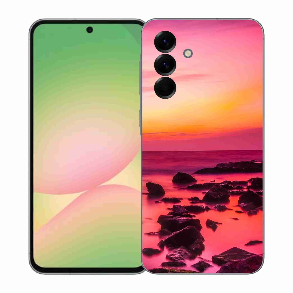 Gelový kryt mmCase na Samsung Galaxy A57 5G - moře a záře