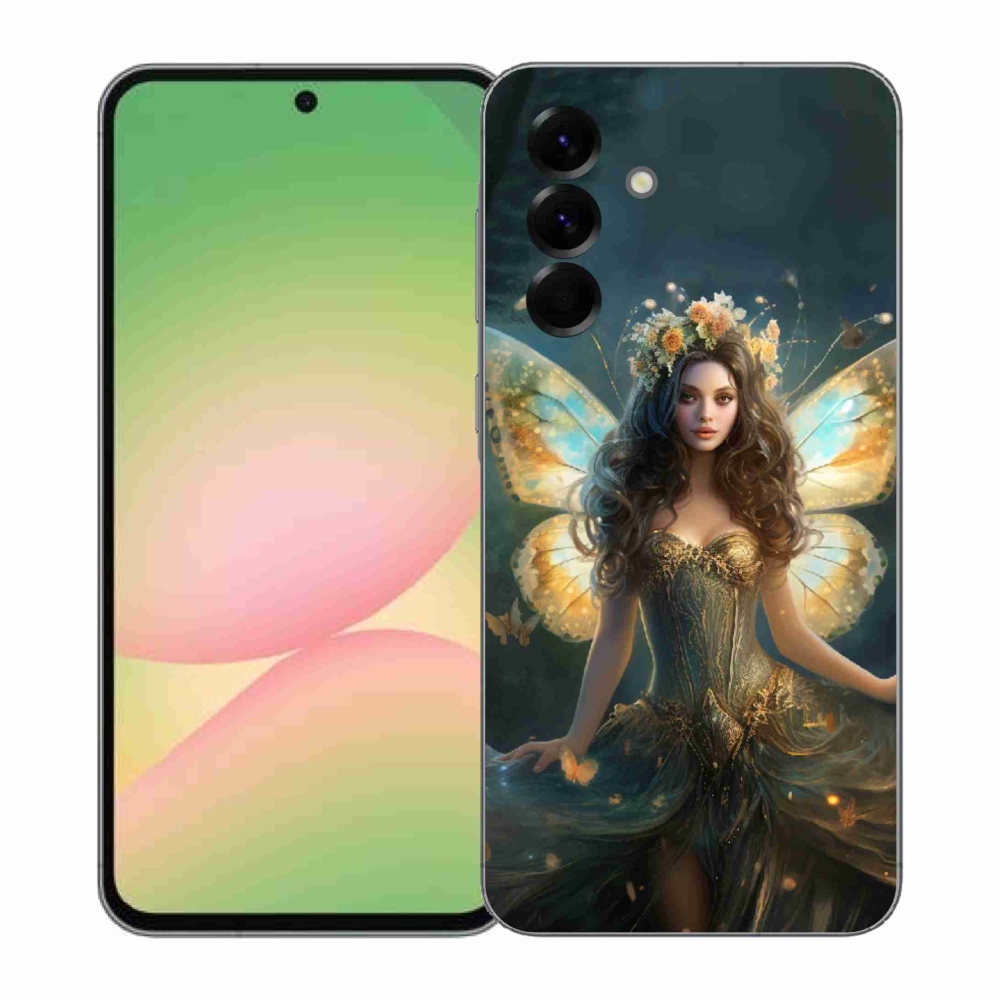 Gelový kryt mmCase na Samsung Galaxy A57 5G - motýlí žena