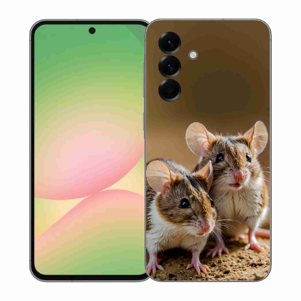 Gelový kryt mmCase na Samsung Galaxy A57 5G - myší duo