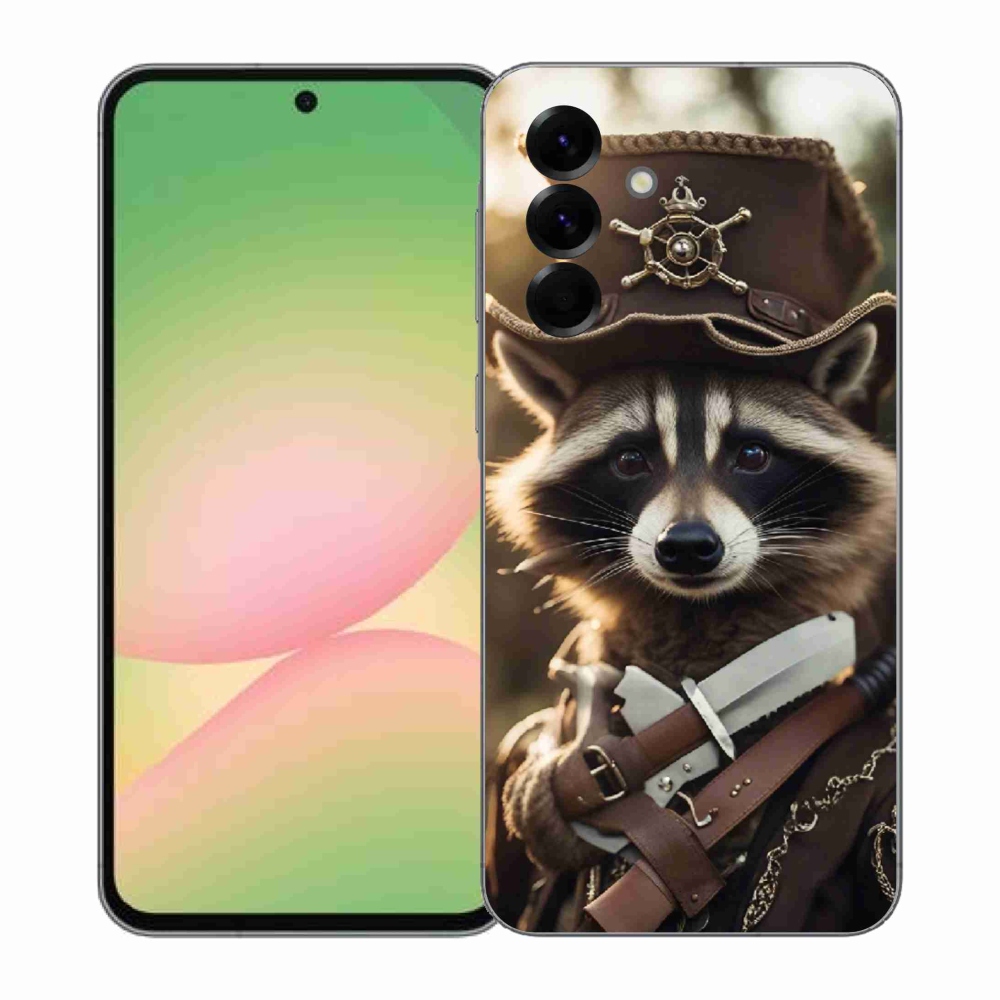 Gelový kryt mmCase na Samsung Galaxy A57 5G - mýval v uniformě