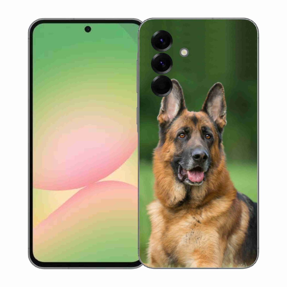 Gelový kryt mmCase na Samsung Galaxy A57 5G - německý ovčák