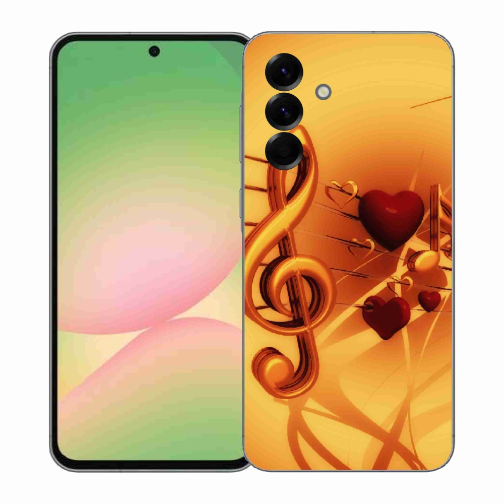 Gelový kryt mmCase na Samsung Galaxy A57 5G - noty