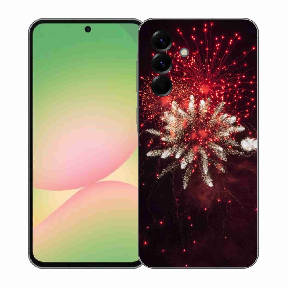 Gelový kryt mmCase na Samsung Galaxy A57 5G - ohňostroj