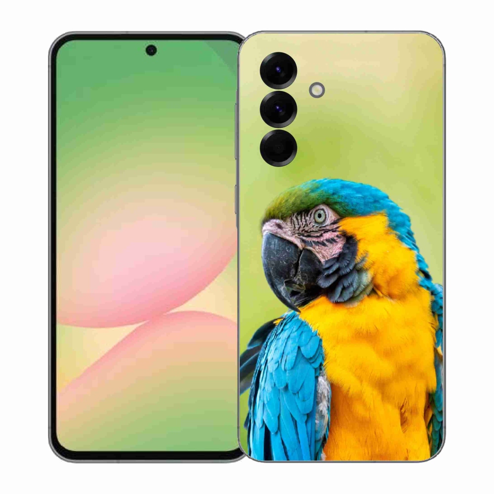 Gelový kryt mmCase na Samsung Galaxy A57 5G - papoušek ara 2