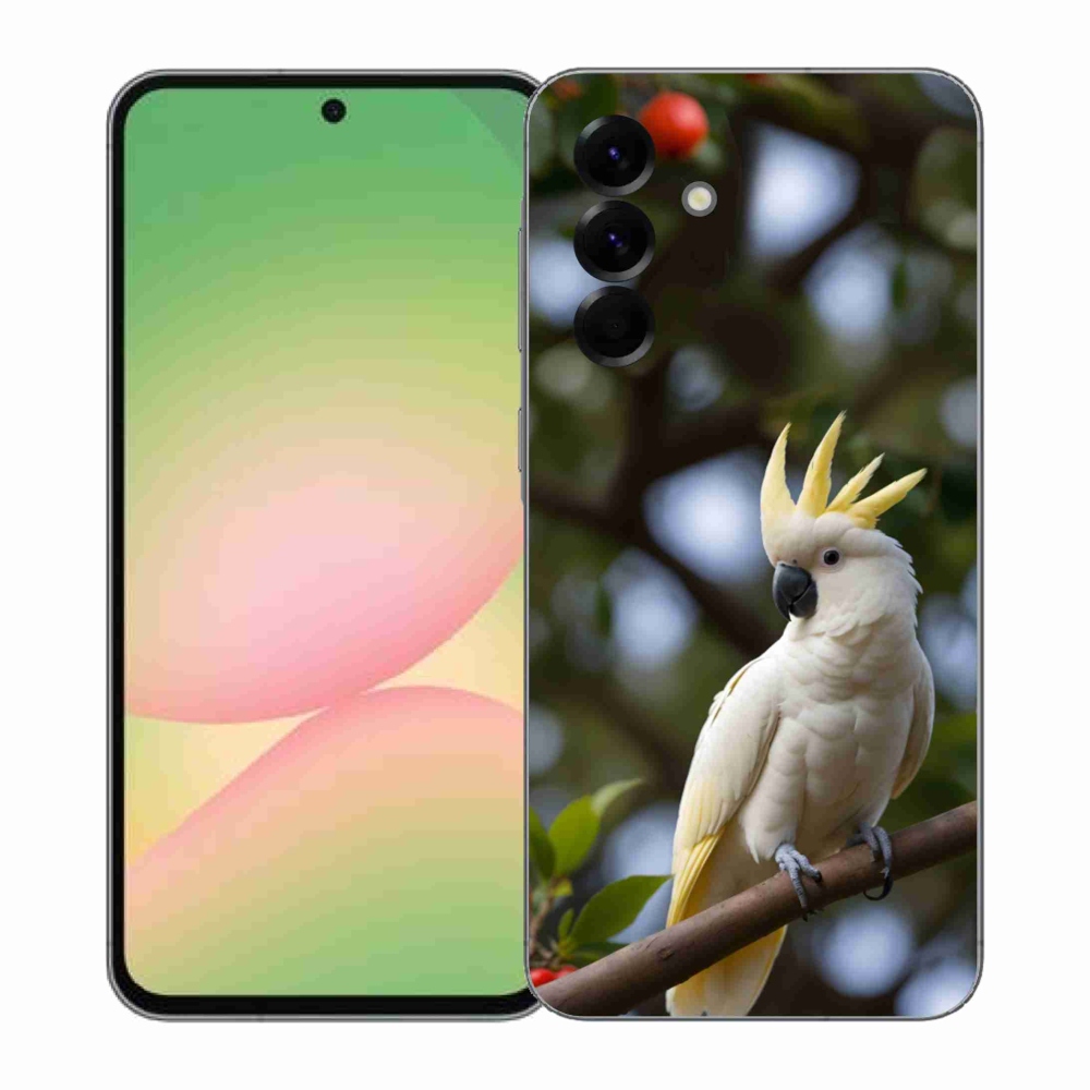 Gelový kryt mmCase na Samsung Galaxy A57 5G - papoušek kakadu 3