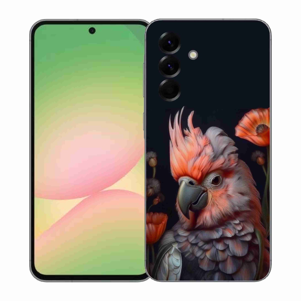 Gelový kryt mmCase na Samsung Galaxy A57 5G - papoušek kakadu v barvách