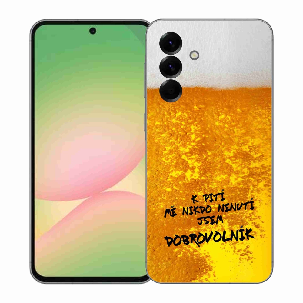 Gelový kryt mmCase na Samsung Galaxy A57 5G - pivní motiv 4