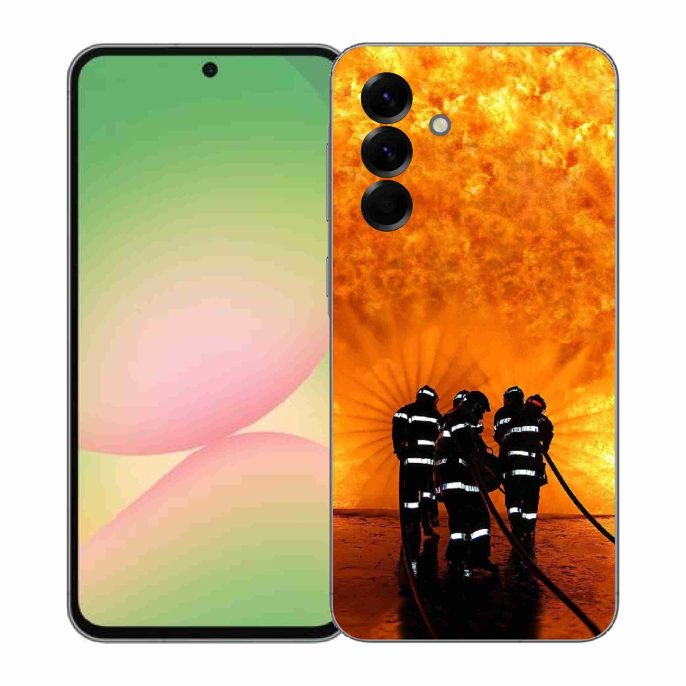 Gelový kryt mmCase na Samsung Galaxy A57 5G - požár