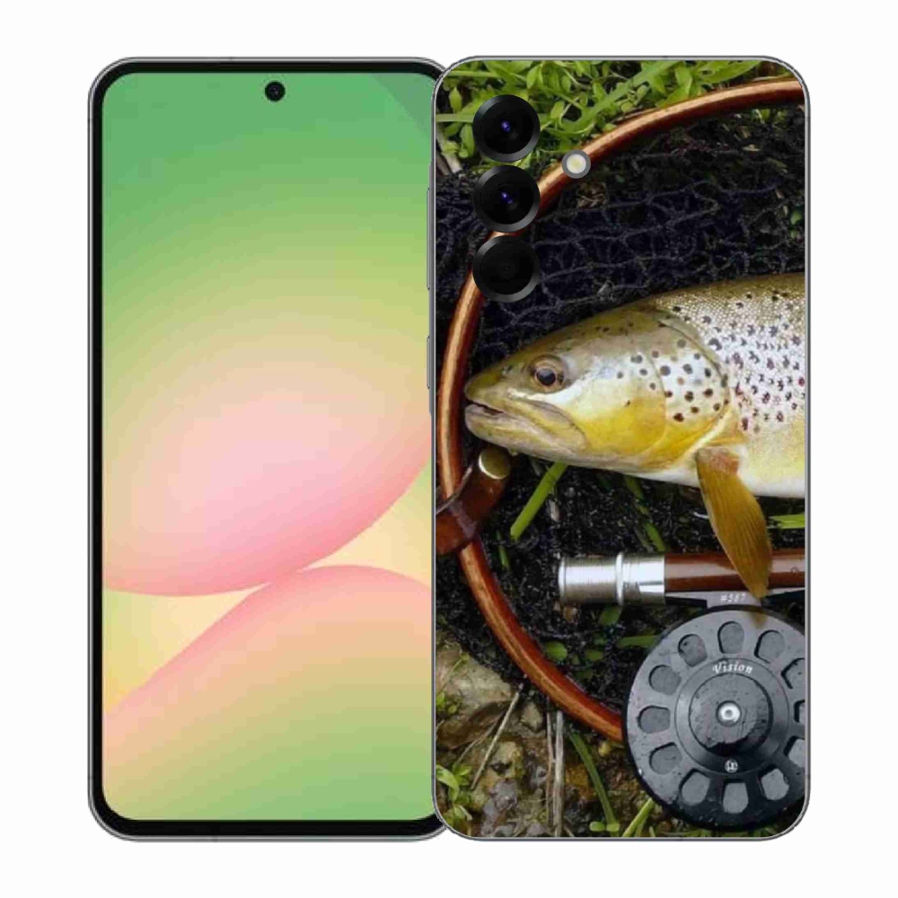 Gelový kryt mmCase na Samsung Galaxy A57 5G - pstruh 2