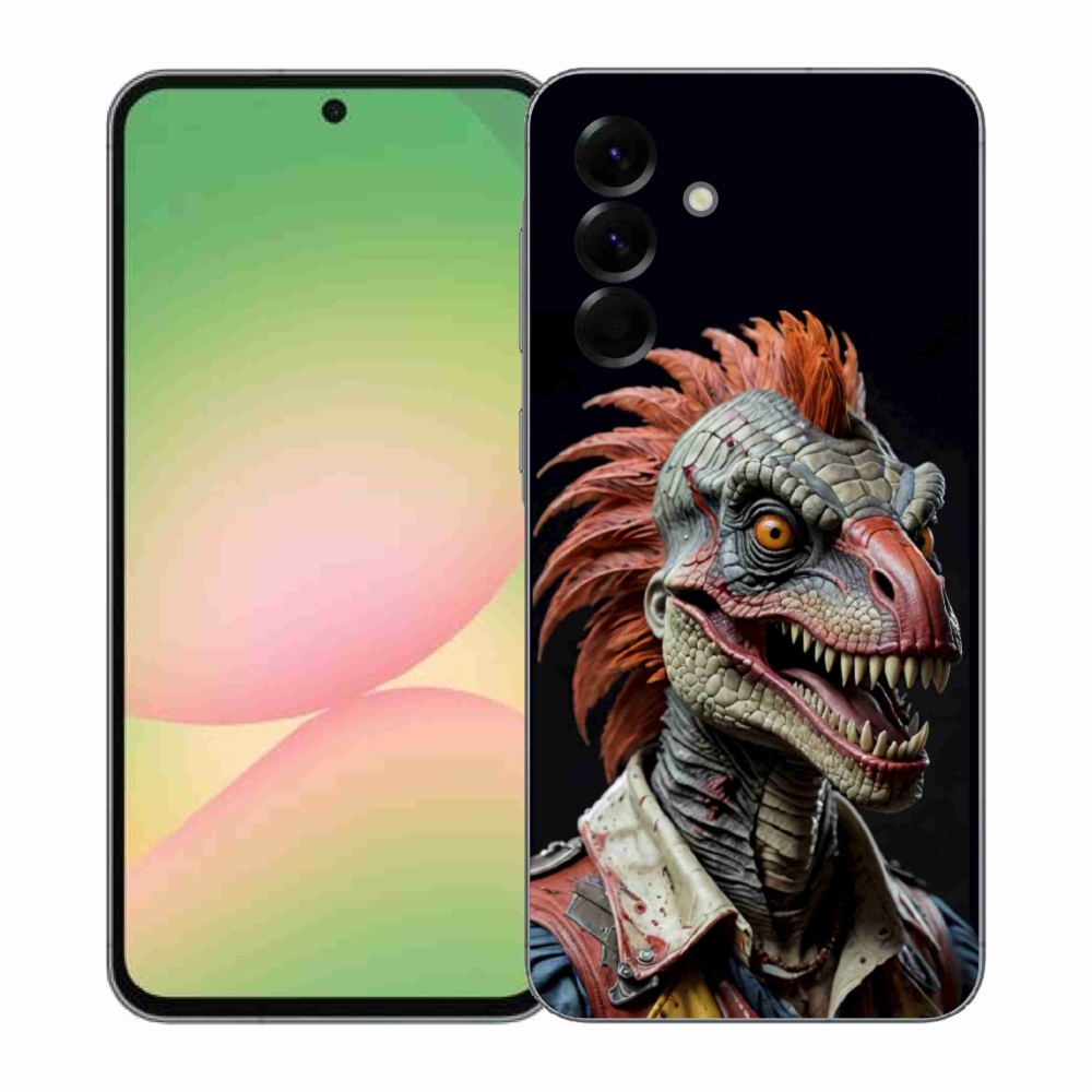 Gelový kryt mmCase na Samsung Galaxy A57 5G - punk dinosaurus
