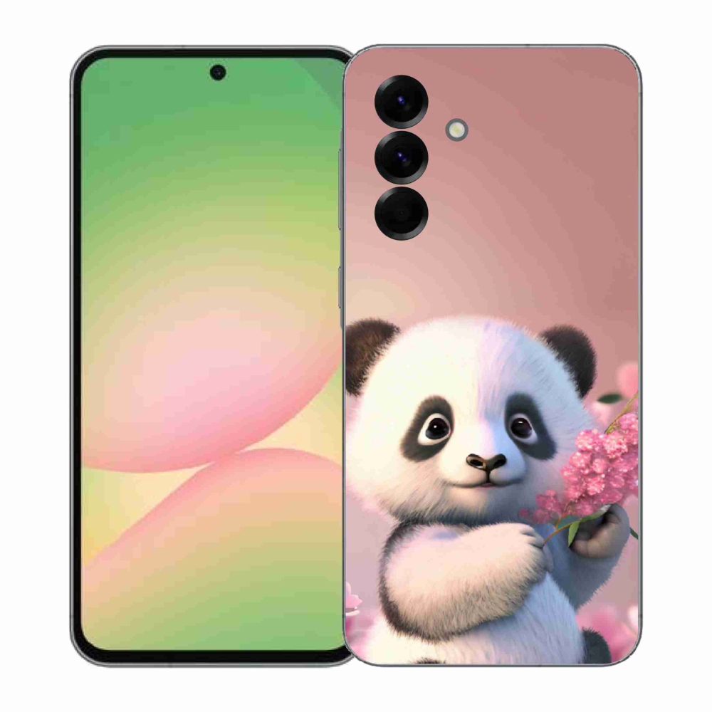 Gelový kryt mmCase na Samsung Galaxy A57 5G - roztomilá panda