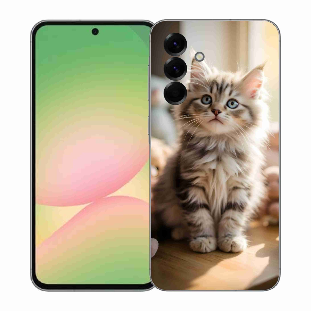 Gelový kryt mmCase na Samsung Galaxy A57 5G - roztomilé kotě 10