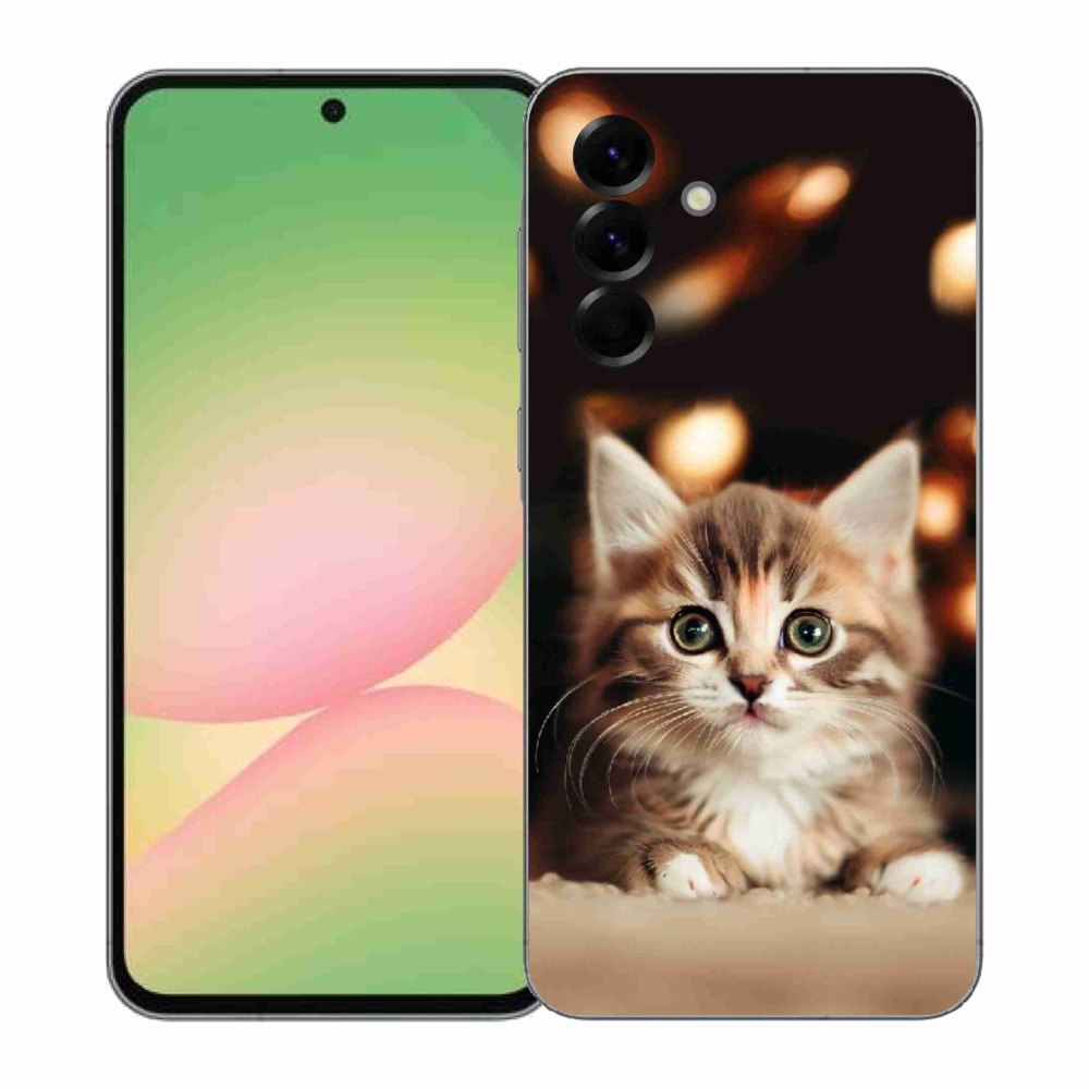 Gelový kryt mmCase na Samsung Galaxy A57 5G - roztomilé kotě 2