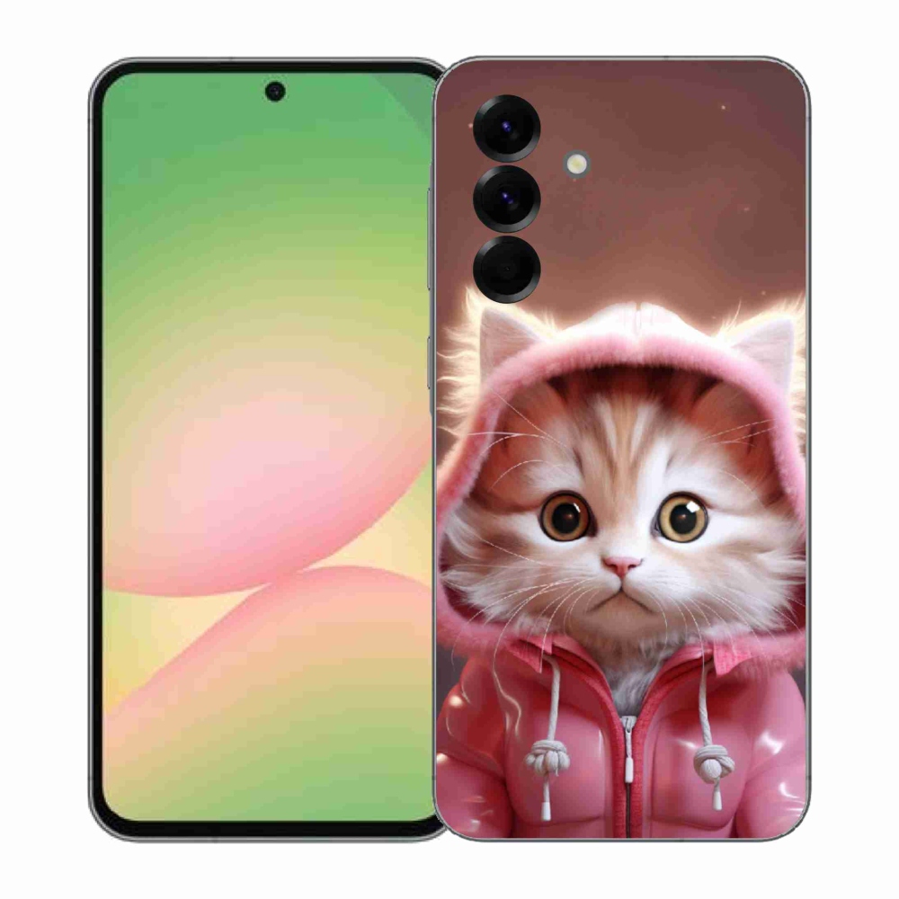 Gelový kryt mmCase na Samsung Galaxy A57 5G - roztomilé kotě 3