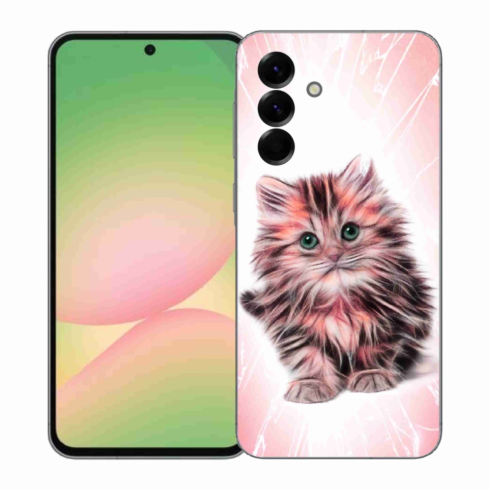 Gelový kryt mmCase na Samsung Galaxy A57 5G - roztomilé kotě