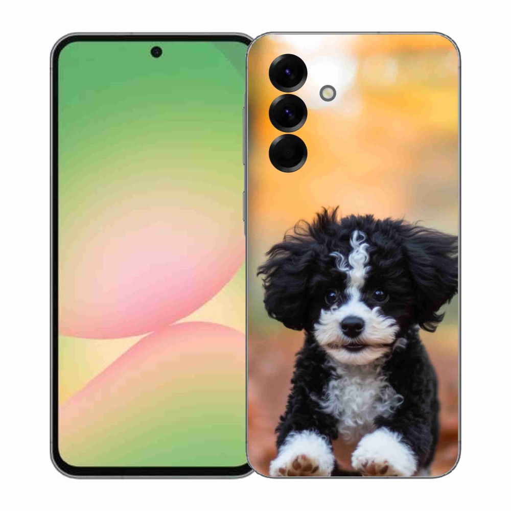 Gelový kryt mmCase na Samsung Galaxy A57 5G - roztomilé štěně 2