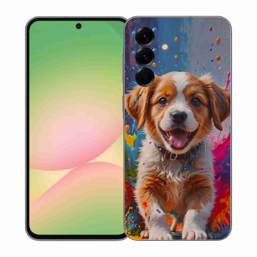 Gelový kryt mmCase na Samsung Galaxy A57 5G - roztomilé štěně 3