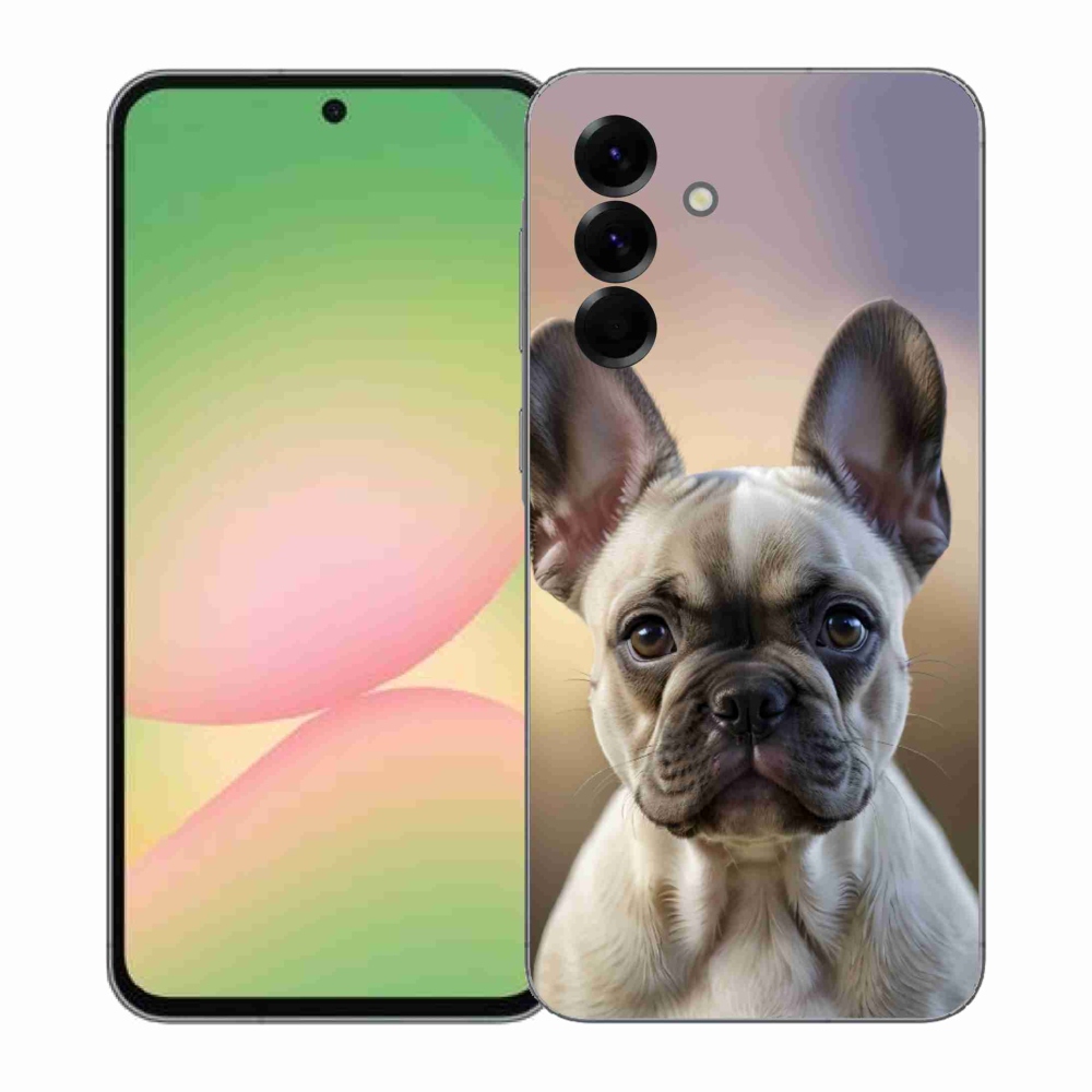Gelový kryt mmCase na Samsung Galaxy A57 5G - roztomilý francouzský buldoček