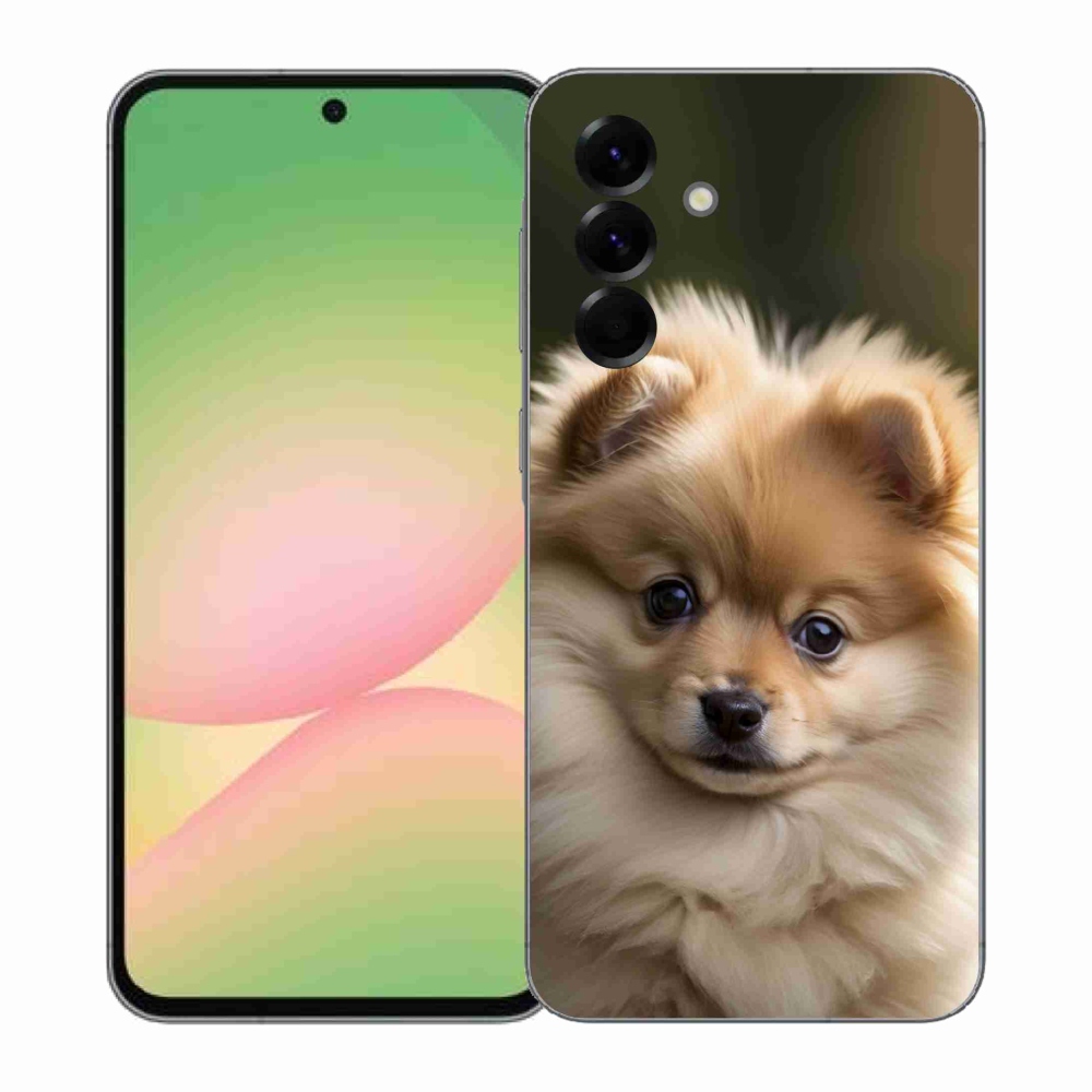 Gelový kryt mmCase na Samsung Galaxy A57 5G - roztomilý pomeranian 2