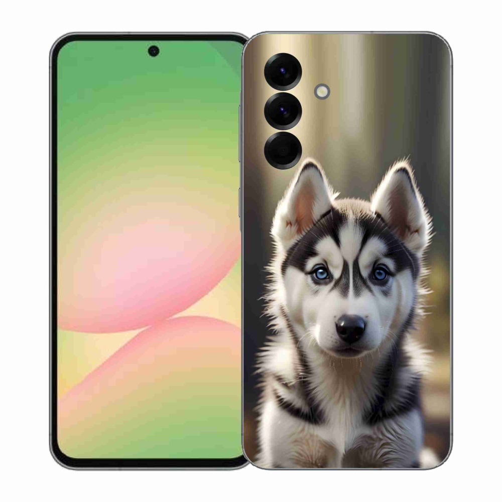 Gelový kryt mmCase na Samsung Galaxy A57 5G - roztomilý sibiřský husky
