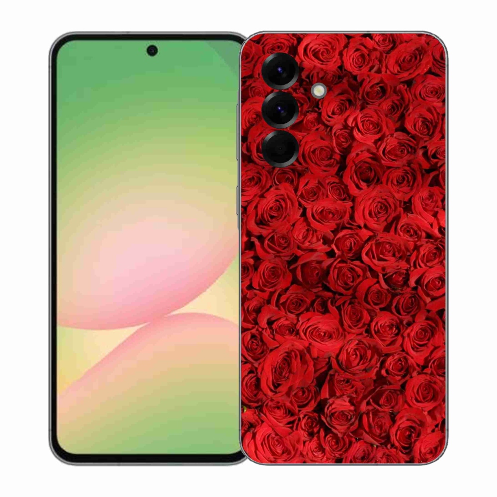 Gelový kryt mmCase na Samsung Galaxy A57 5G - růže