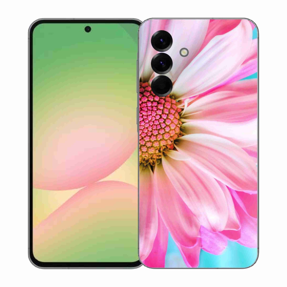 Gelový kryt mmCase na Samsung Galaxy A57 5G - růžová květina