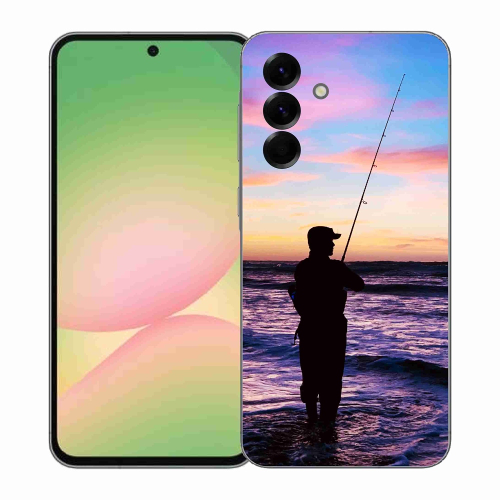 Gelový kryt mmCase na Samsung Galaxy A57 5G - rybaření 1