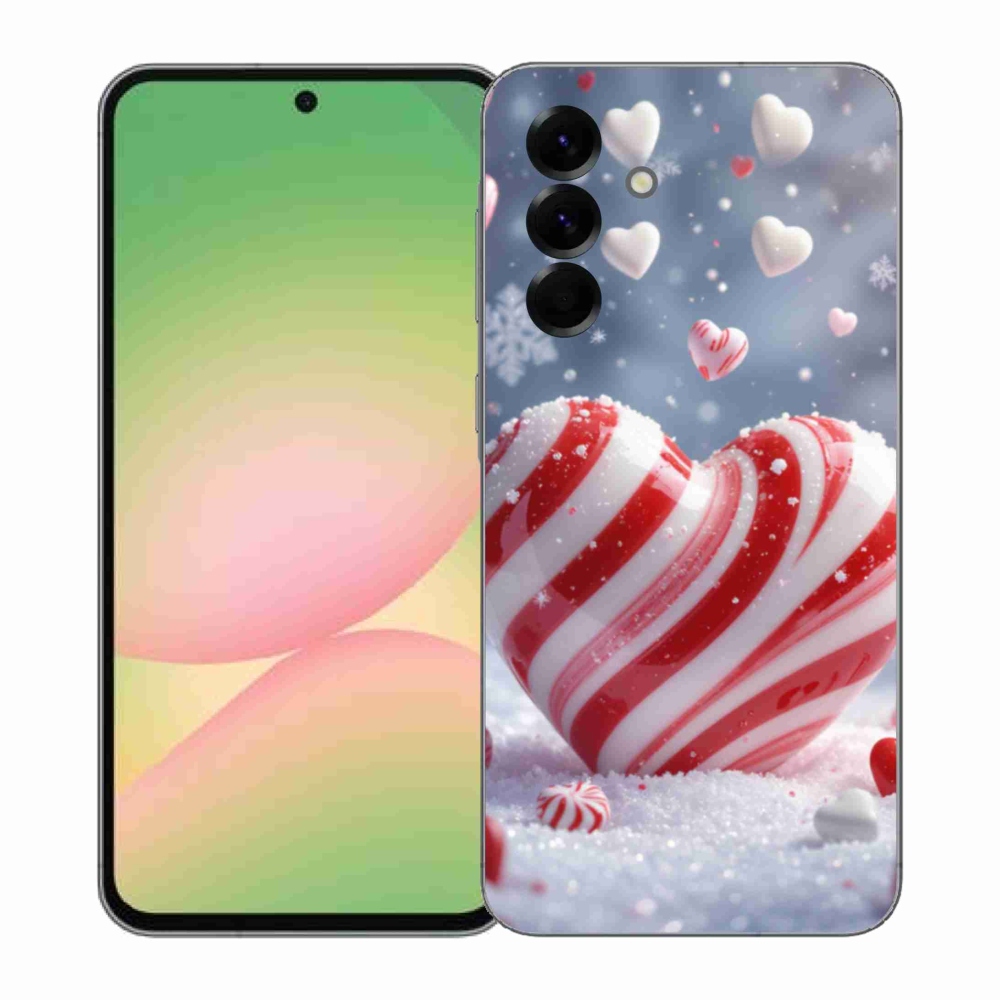 Gelový kryt mmCase na Samsung Galaxy A57 5G - sladké srdce