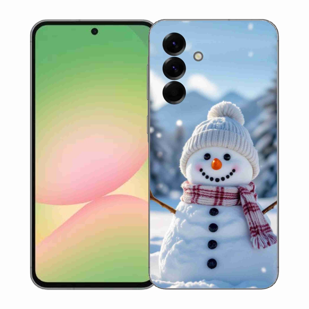 Gelový kryt mmCase na Samsung Galaxy A57 5G - sněhulák 3