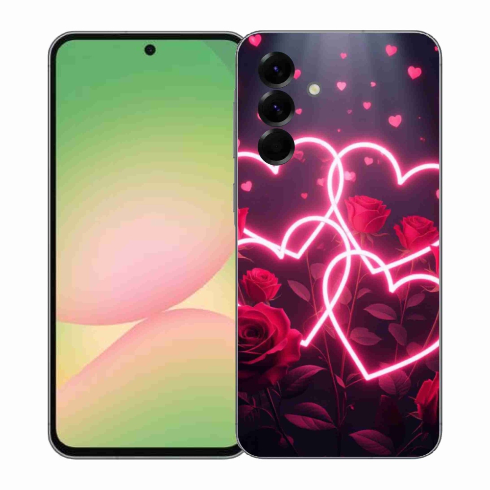 Gelový kryt mmCase na Samsung Galaxy A57 5G - srdce lásky