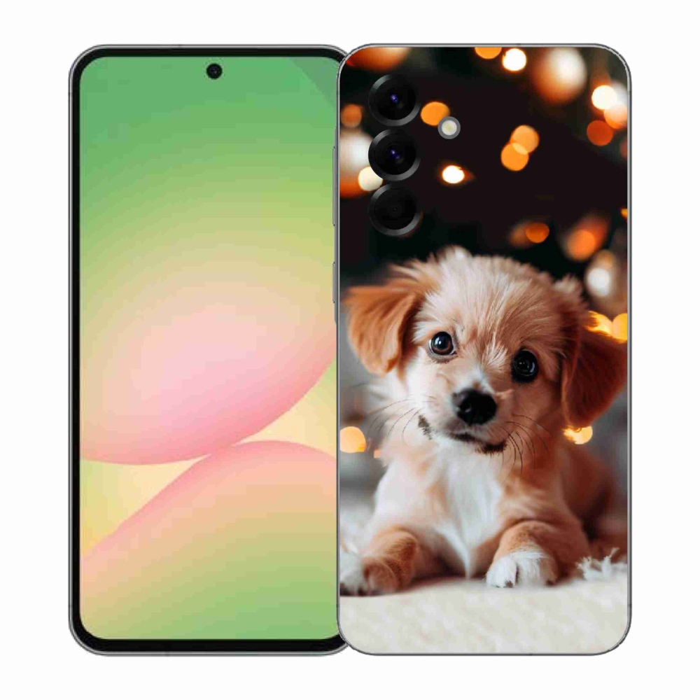 Gelový kryt mmCase na Samsung Galaxy A57 5G - štěňátko